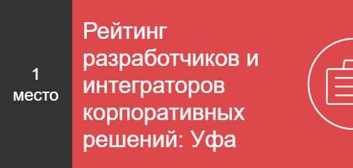 Рейтинг разработчиков и интеграторов корпоративных решений: Уфа